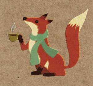 Fox with Coffee
