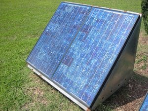 Solar Panels on Ground