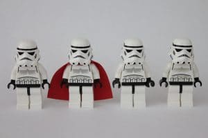 4 Lego Stormtroopers