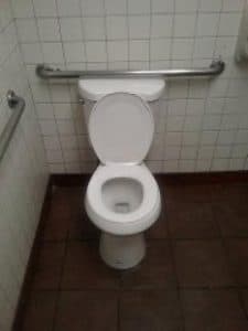Toilet in Public Restroom