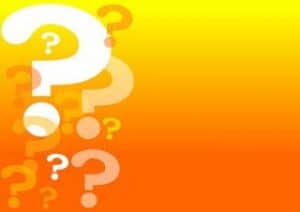 Orange Question Marks