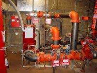 image of fire system piping