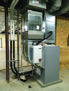 HVAC System in Basement of Customer Home