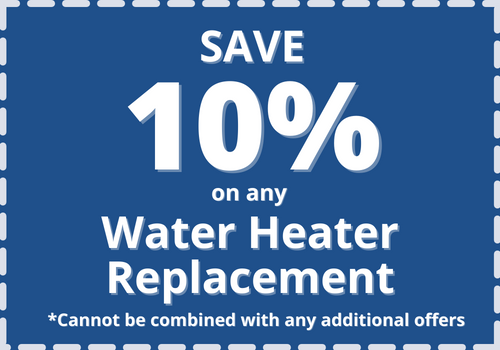 Save 10% on any Water Heater Replacement