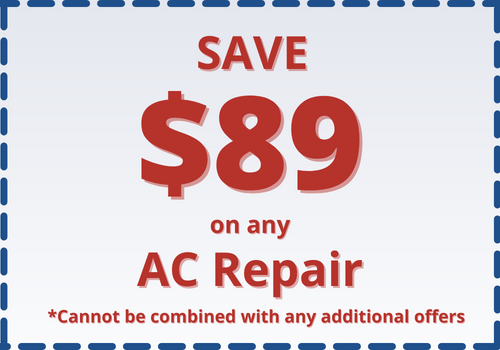 Save $89 on any AC repair