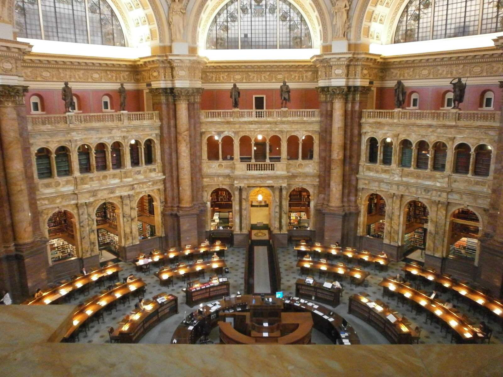 Interior of the Library of congress