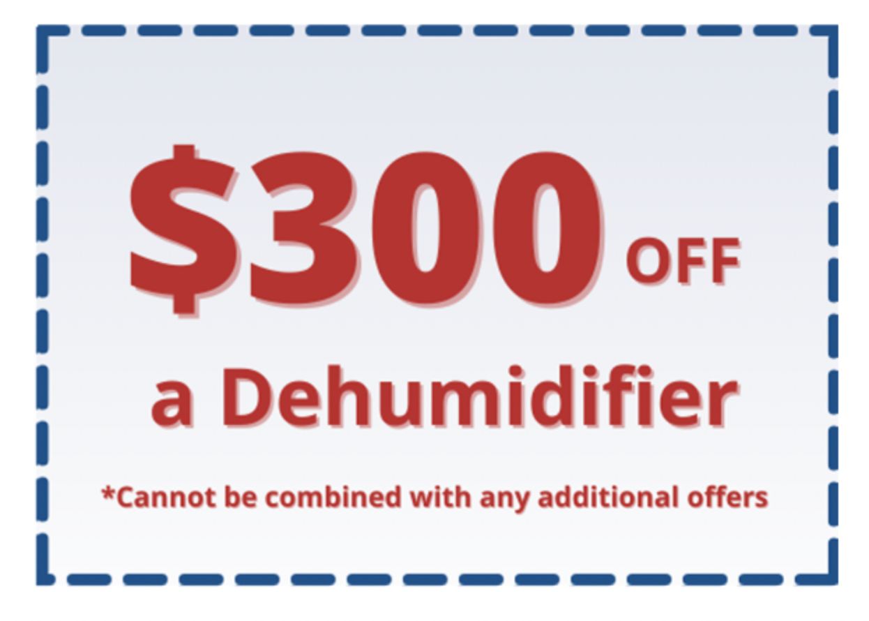 $300 Off a Dehumidifer