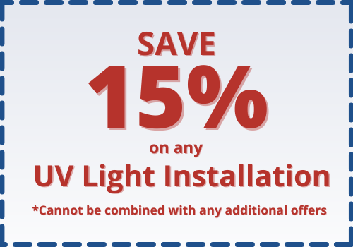 IAQ Save 15% on UV Light Installation 